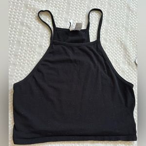 Black Crop tank top